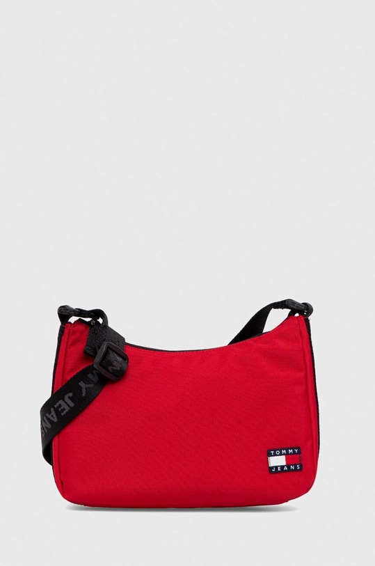 Kabelka Tommy Jeans vzorovaný červená AW0AW15815