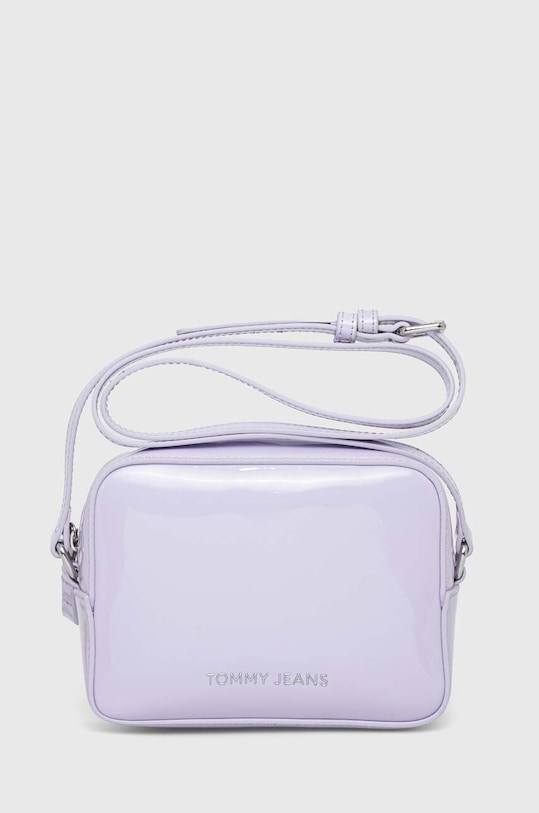 Kabelka Tommy Jeans jednofarebný fialová AW0AW15826