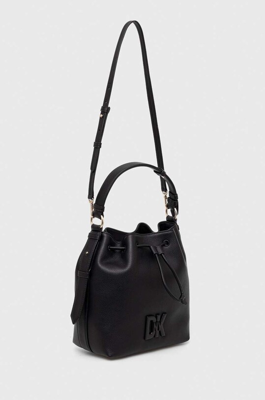 Dkny torebka skórzana R41JKC55 czarny SS24