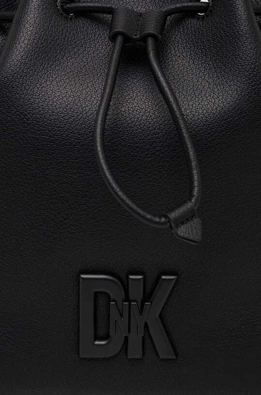 Dkny torebka skórzana czarny R41JKC55