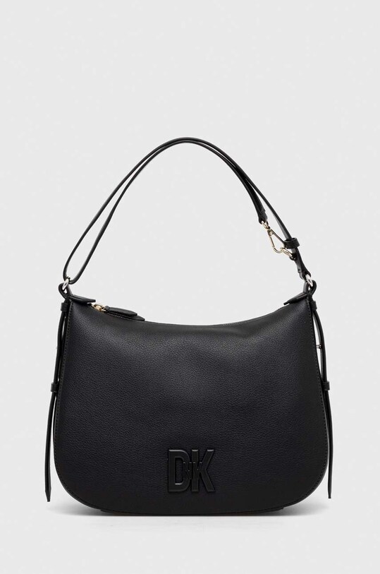 Dkny torebka skórzana skóra licowa czarny R41CKC53