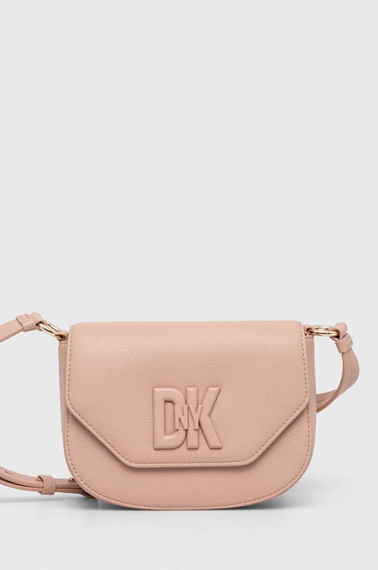 Dkny borsa a mano in pelle pelle fiore beige R41EKC54