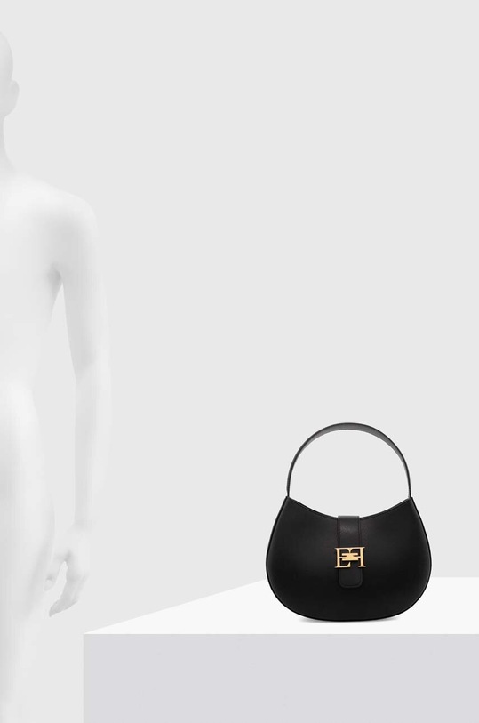 Kožená kabelka Elisabetta Franchi BS40F41E2 černá