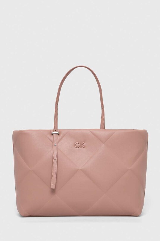 Calvin Klein torebka mieści A4 różowy K60K611339