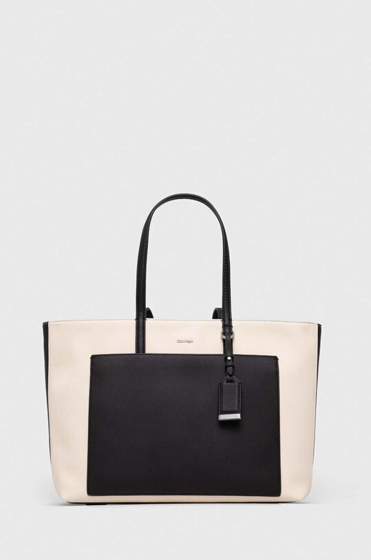 Calvin Klein torebka mieści A4 beżowy K60K611361