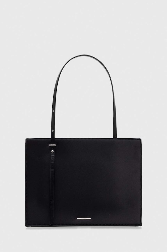 Kabelka Calvin Klein jednofarebný čierna K60K611369