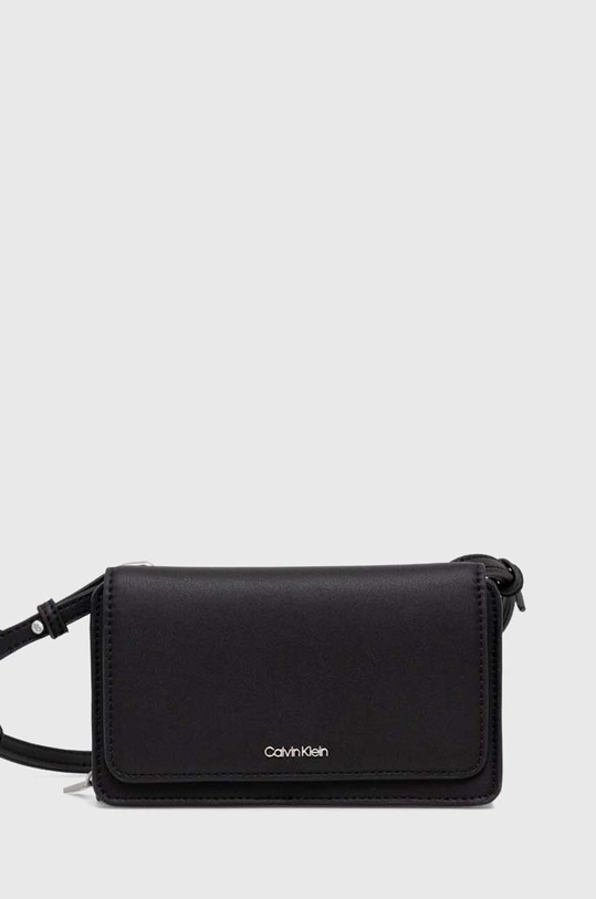 Calvin Klein torebka nie mieści A4 czarny K60K611434
