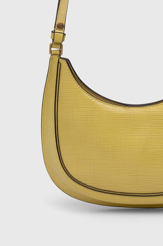 Akcesoria Tory Burch torebka skórzana Robinson Crosshatched 158509.700 żółty