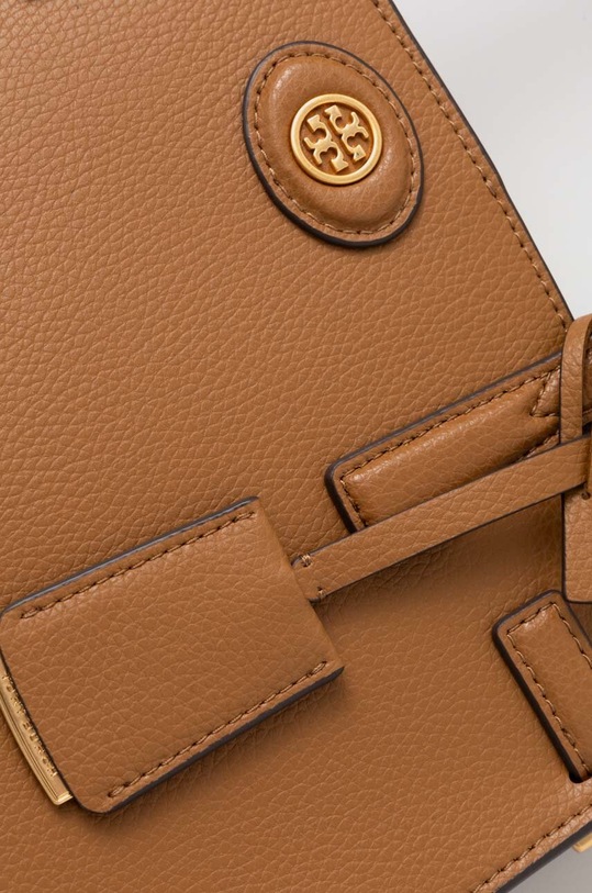 Tory Burch torebka skórzana Robinson Pebbled Small brązowy 152752.202