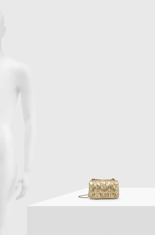 Tory Burch torebka skórzana Kira Metallic Diamond 156840.700
