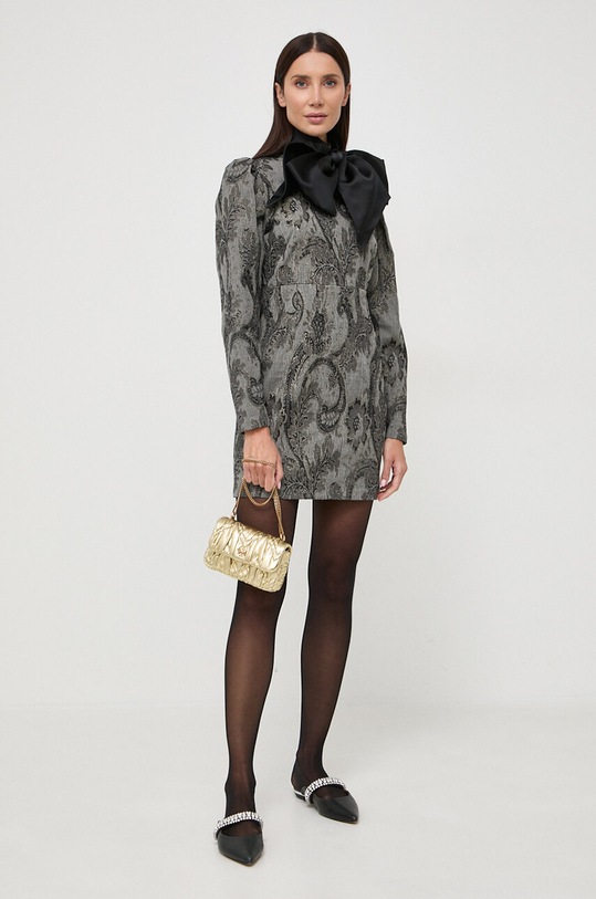 Tory Burch torebka skórzana Kira Metallic Diamond 156840.700