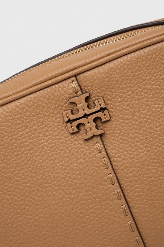 Tory Burch torebka skórzana McGraw Camera beżowy 147578.227