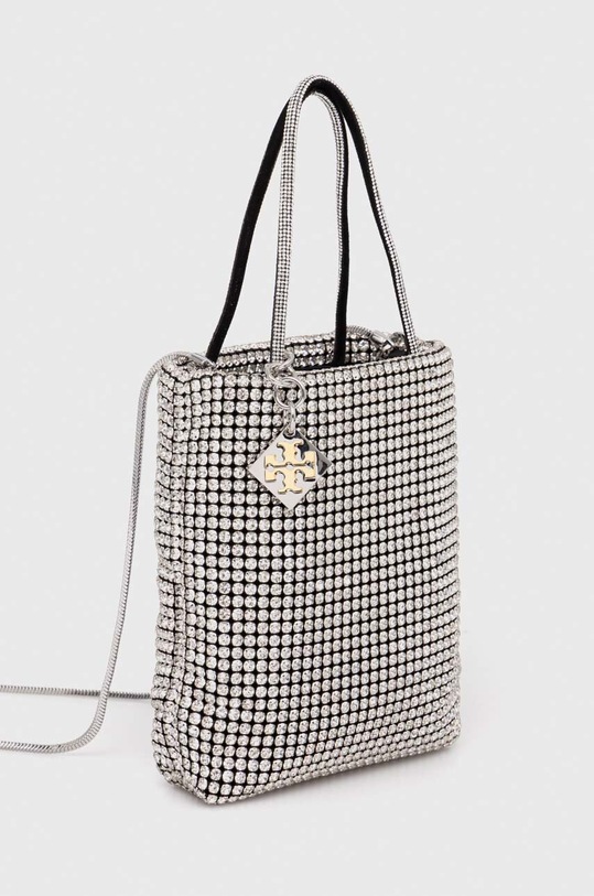 Tory Burch torebka Night Owl Crystal 152420.040 srebrny SS24