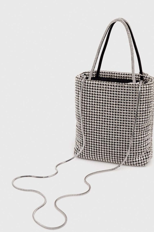 Akcesoria Tory Burch torebka Night Owl Crystal 152420.040 srebrny