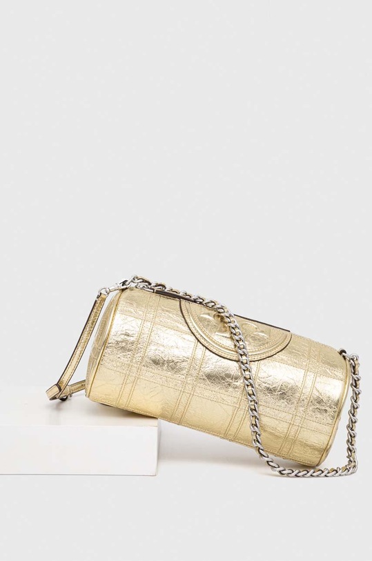 Akcesoria Tory Burch torebka Fleming Soft Metallic 152478.700 złoty