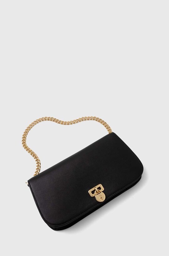 Akcesoria Lauren Ralph Lauren kopertówka skórzana 431915344 czarny