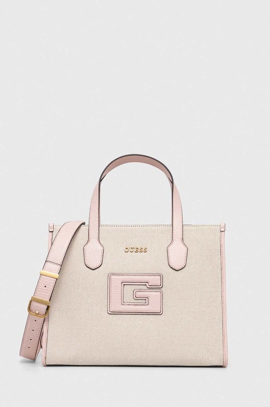 Kabelka Guess textilní růžová HWWK91.98220