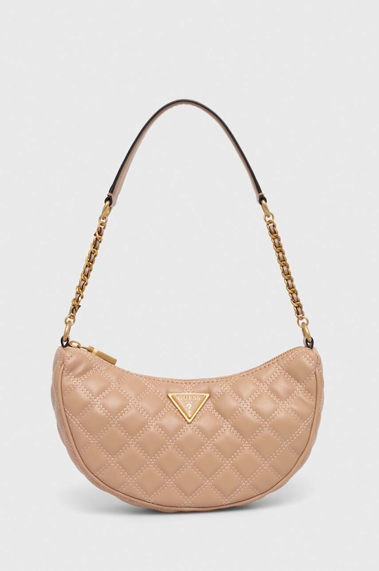 Kabelka Guess GIULLY hladký béžová HWQA87.48120