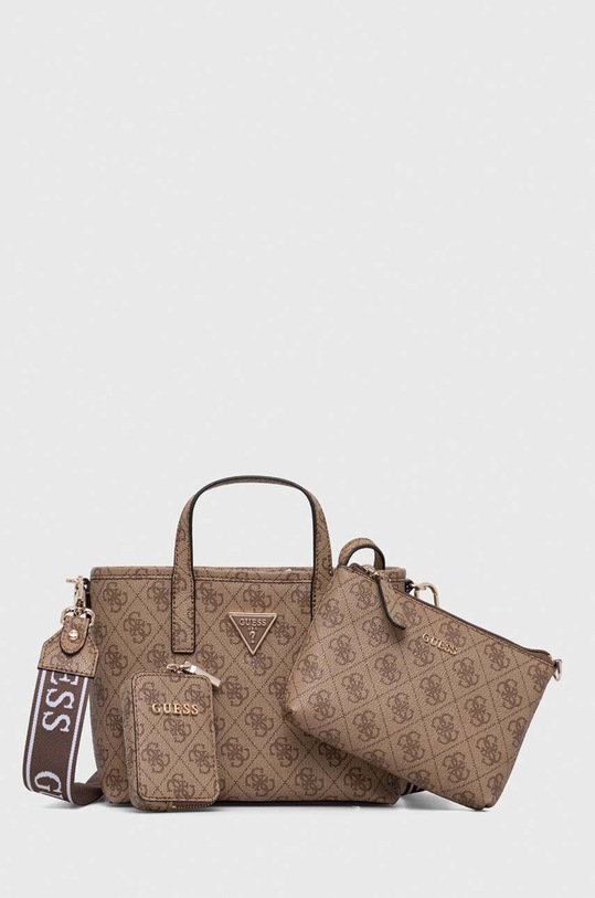 Guess torebka LATONA nie mieści A4 beżowy HWSG92.11750