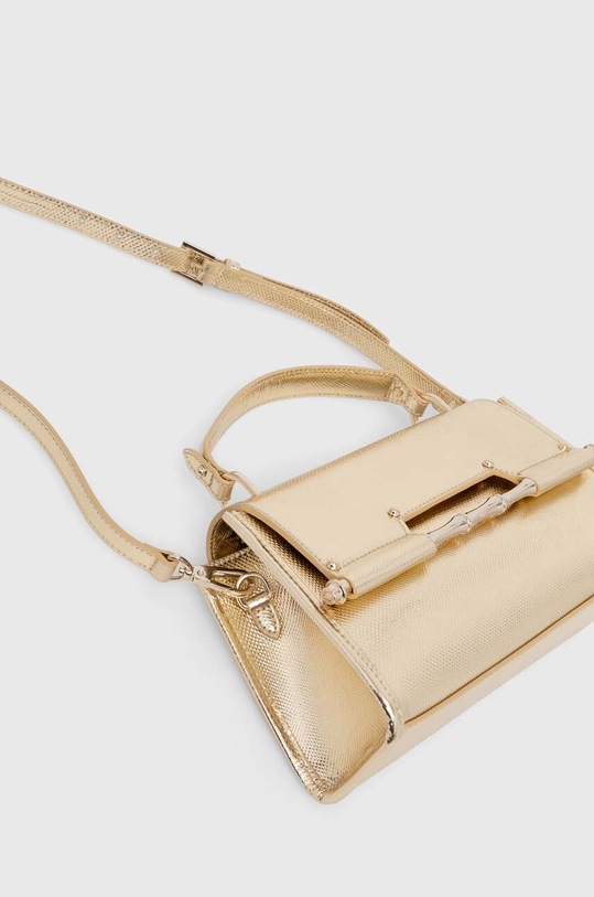 Kožená kabelka Guess IRIS HWALLG.L4180 zlatá