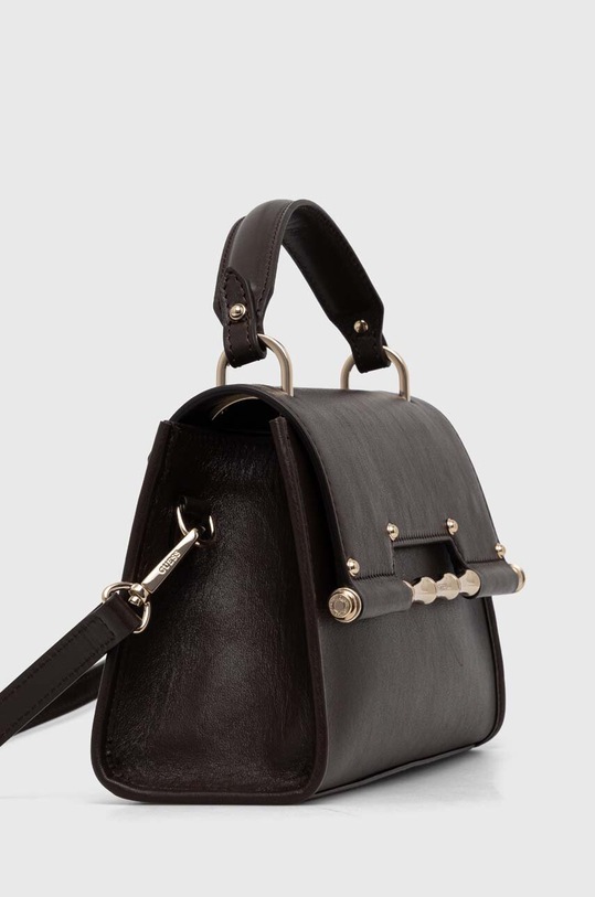 Guess torebka skórzana IRIS HWALPS.L4180 brązowy SS24