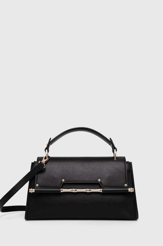 Guess poseta de piele uni negru HWALPS.L4180