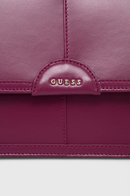 Guess torebka skórzana ISA bordowy HWSTLG.L4116