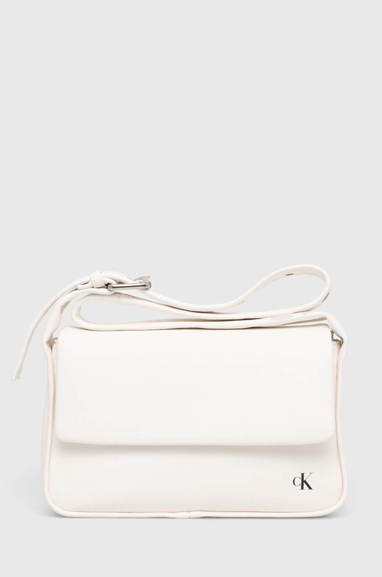 Τσάντα Calvin Klein Jeans συνθετικό λευκό K60K611467
