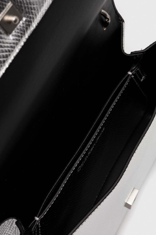 Τσάντα Calvin Klein Jeans K60K611836 ασημί