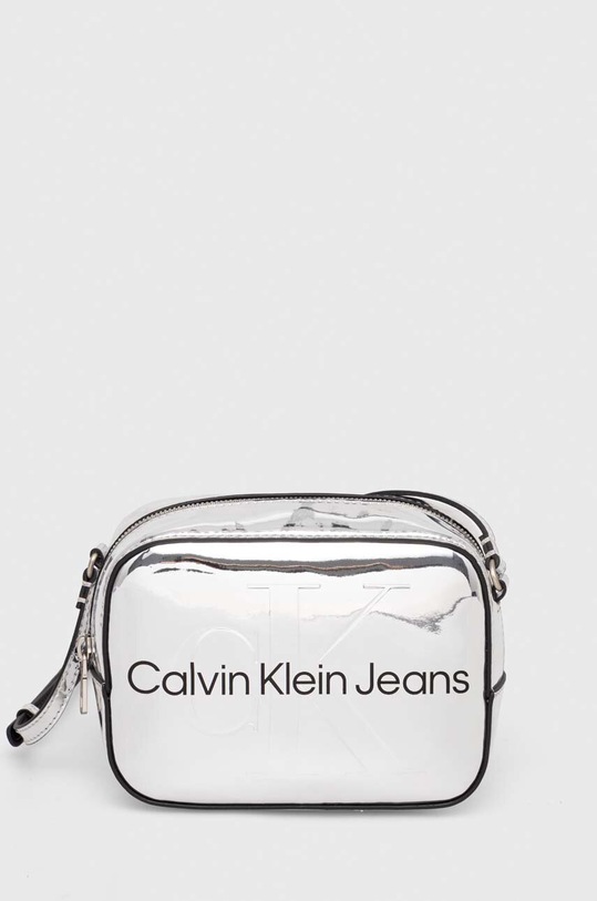 Torba Calvin Klein Jeans remen se skida srebrna K60K611858