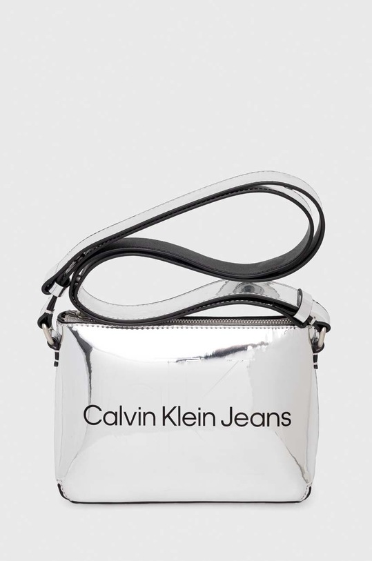 Τσάντα Calvin Klein Jeans συνθετικό ασημί K60K611862