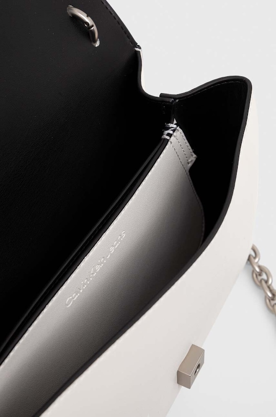 Τσάντα Calvin Klein Jeans K60K611866 λευκό