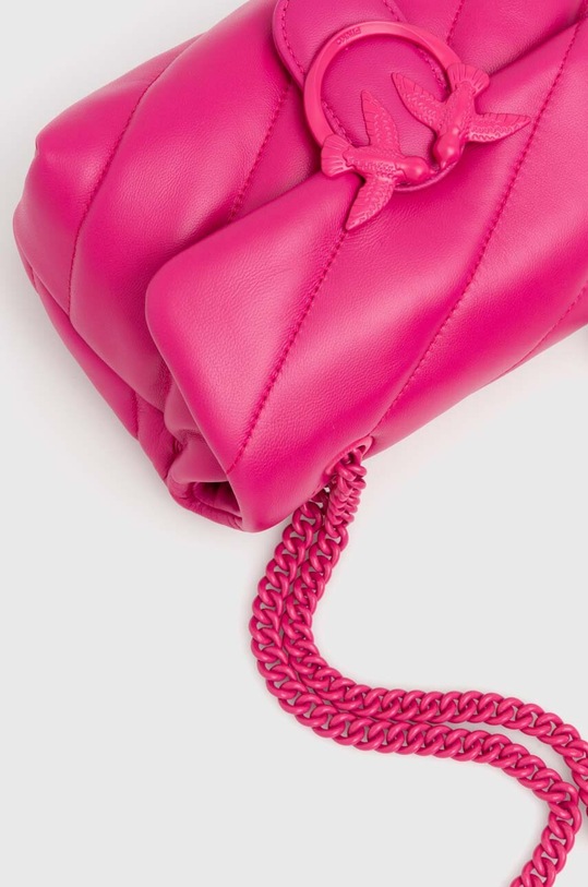 Pinko torebka skórzana różowy 100039.A1JO