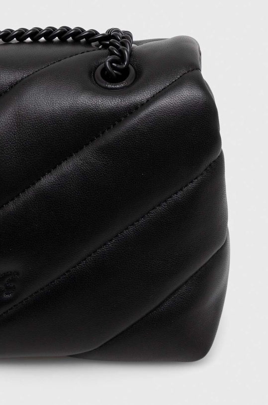 Accesorii Pinko poseta de piele 100039.A1JO negru