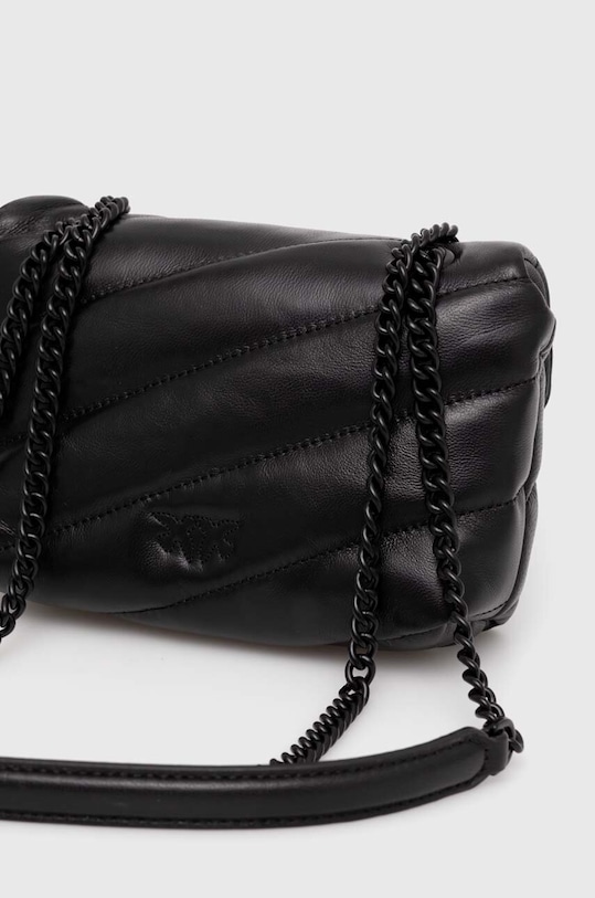 Αξεσουάρ Δερμάτινη τσάντα Pinko 100040.A1JO μαύρο