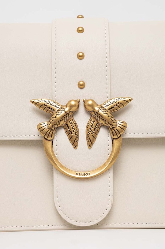 Pinko torebka skórzana biały 100053.A0F1