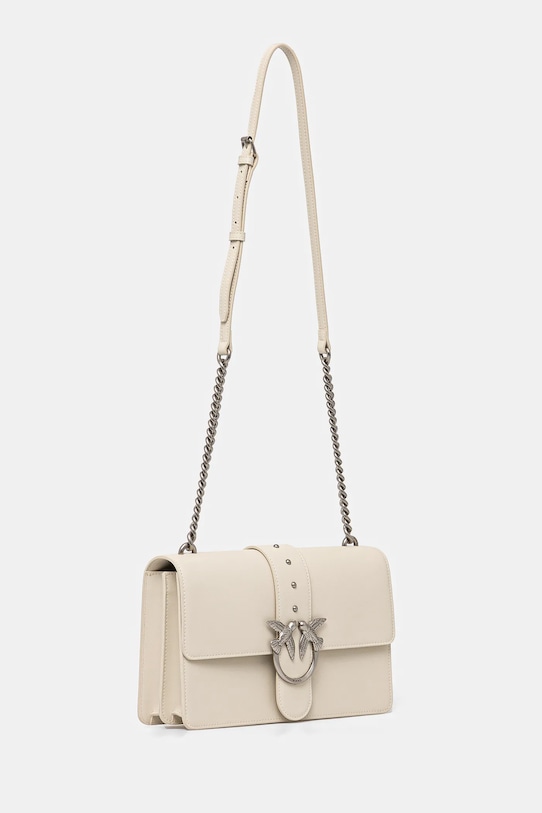 Кожаная сумочка Pinko 100053.A0F1 бежевый AA00