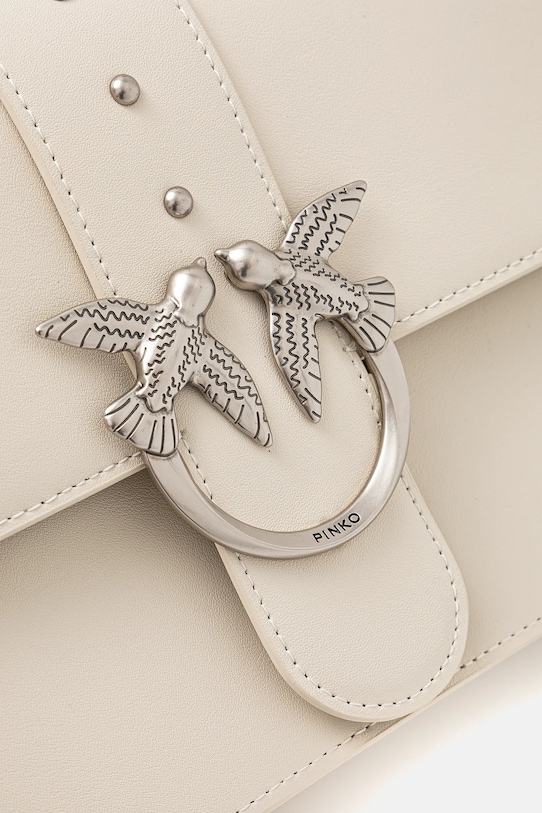 Кожаная сумочка Pinko бежевый 100053.A0F1