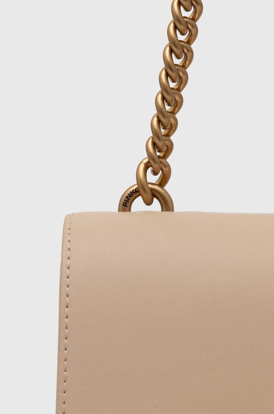 Pinko torebka skórzana beżowy 100053.A0F1