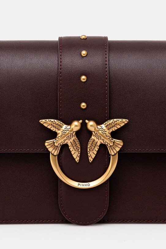 Akcesoria Pinko torebka skórzana 100053.A0F1 fioletowy