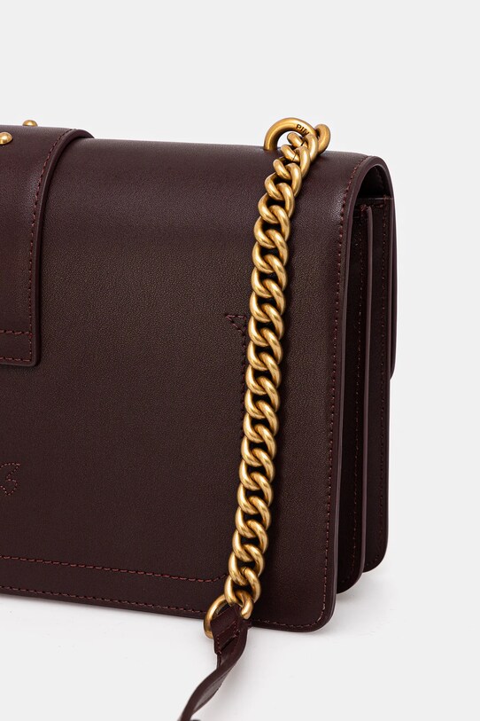 Pinko torebka skórzana fioletowy 100053.A0F1