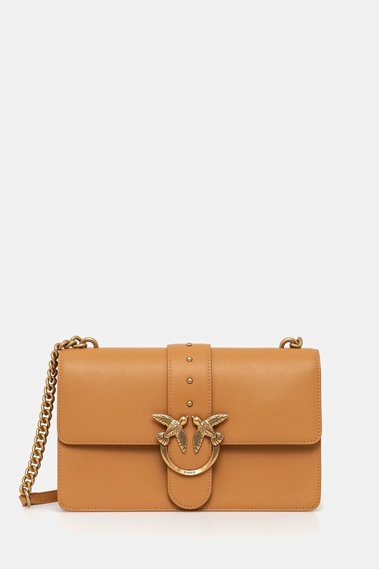 Pinko poseta de piele nu incape in A4 maro 100053.A0F1