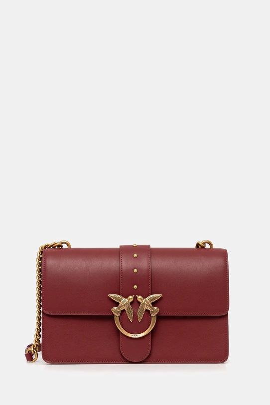 Pinko poseta de piele nu incape in A4 burgundia 100053.A0F1