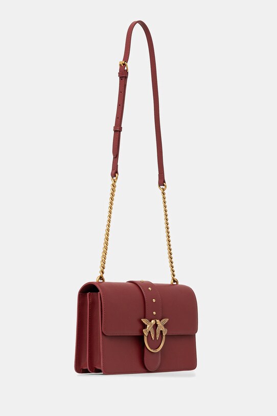 Pinko poseta de piele 100053.A0F1 burgundia AA00
