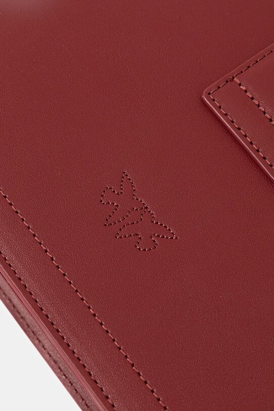 Pinko poseta de piele burgundia 100053.A0F1
