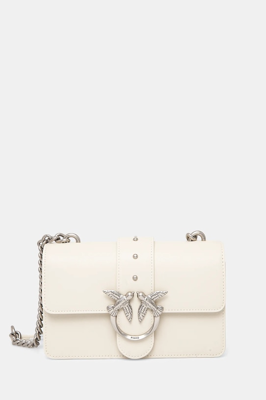 Pinko borsa a mano in pelle beige 100059.A0F1