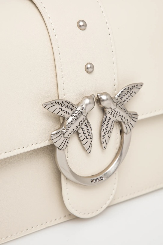 Pinko borsa a mano in pelle beige 100059.A0F1