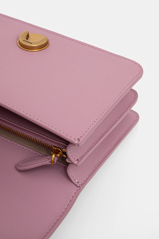 Pinko torebka skórzana 100059.A0F1 różowy