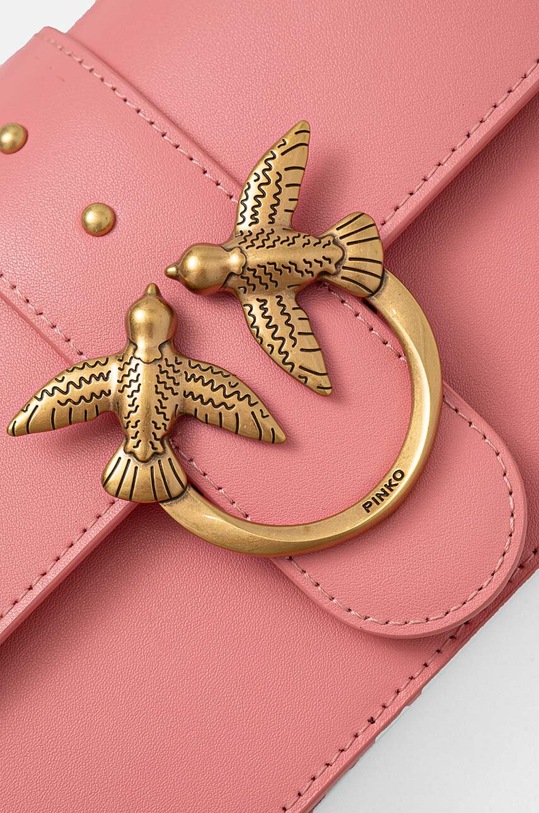 Pinko torebka skórzana różowy 100059.A0F1