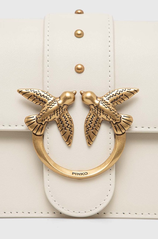 Kožna torba Pinko bež 100059.A0F1